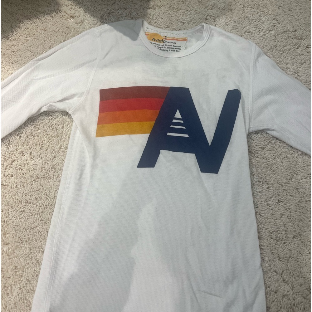 Aviator Nation. Waffle long sleeve. Great condition. Size small